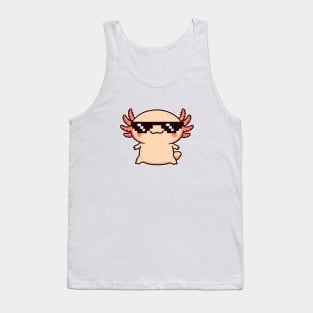 cute Thug axolotl Life Tank Top